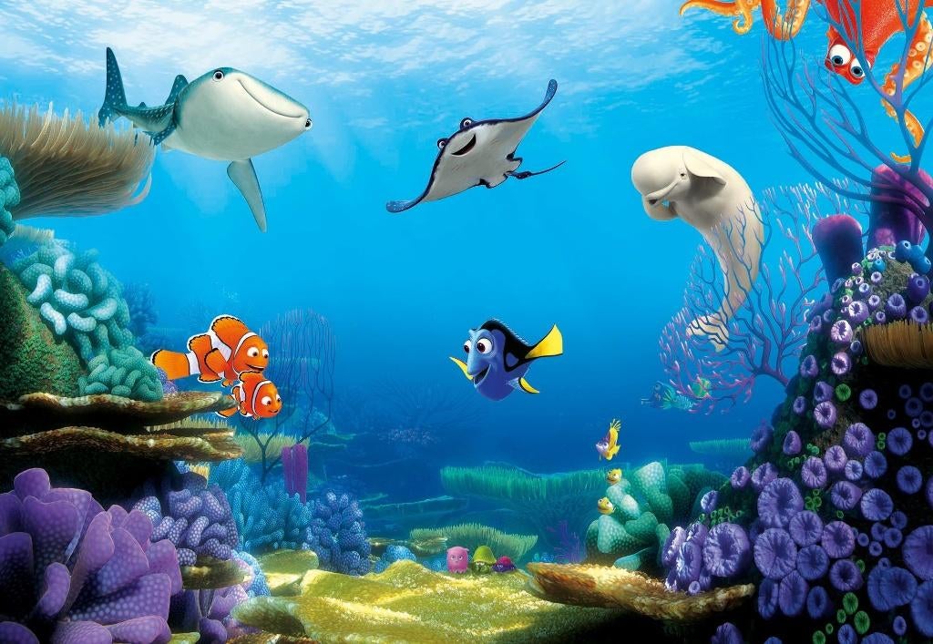 Finding Dory fotobehang XL Nemo, VLIES, Muurdeco4kids, Verzenden, Nieuw, Wanddecoratie