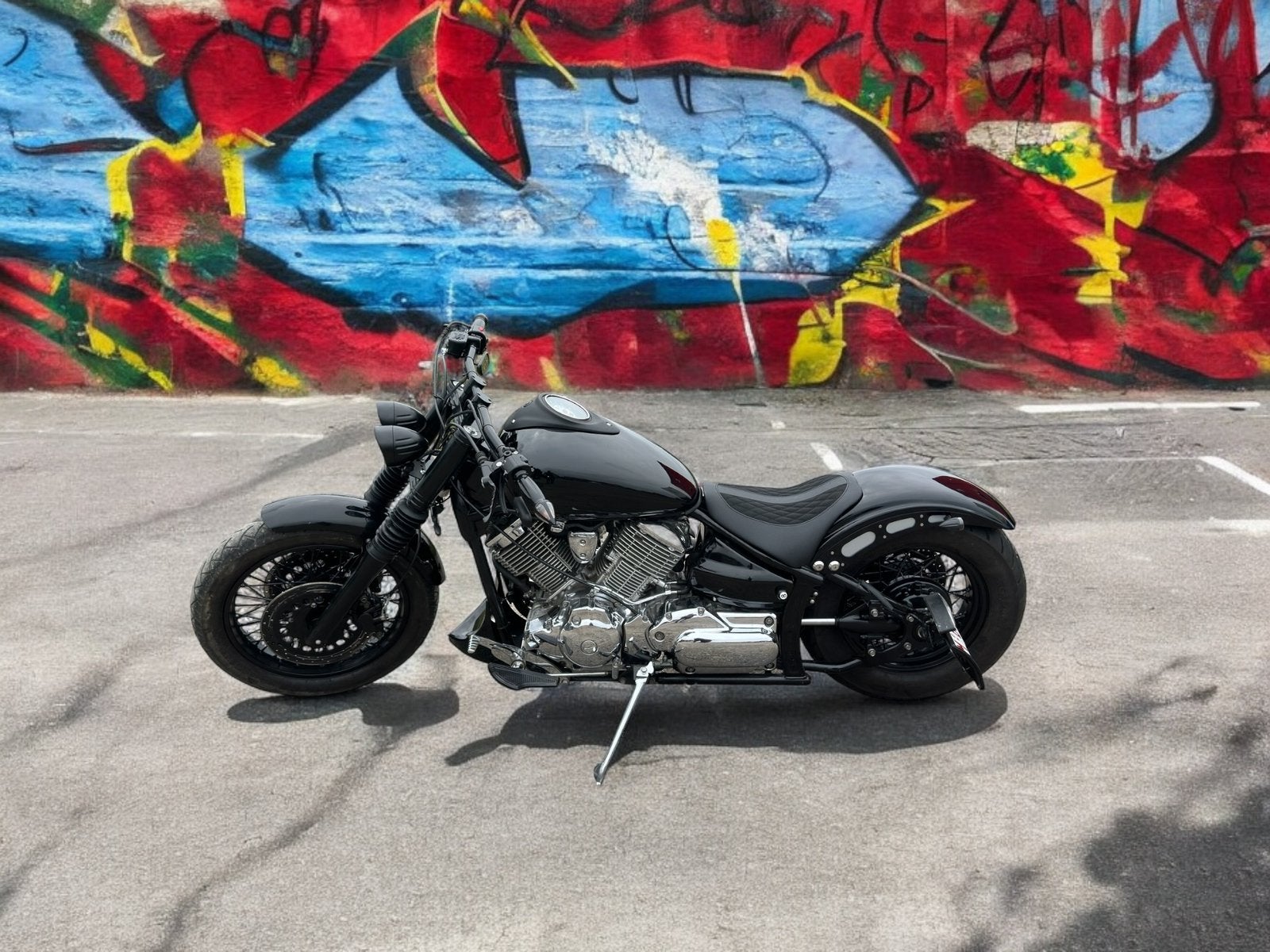 Laag &Breed ! Custom Dragstar 1100, Motoren, Particulier