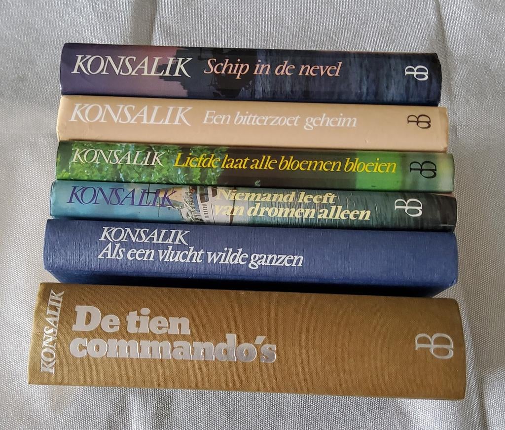 6 romans van Konsalik 2.50/3.00 € per stuk of 10.00 € samen, Enlèvement, Utilisé, Konsalik