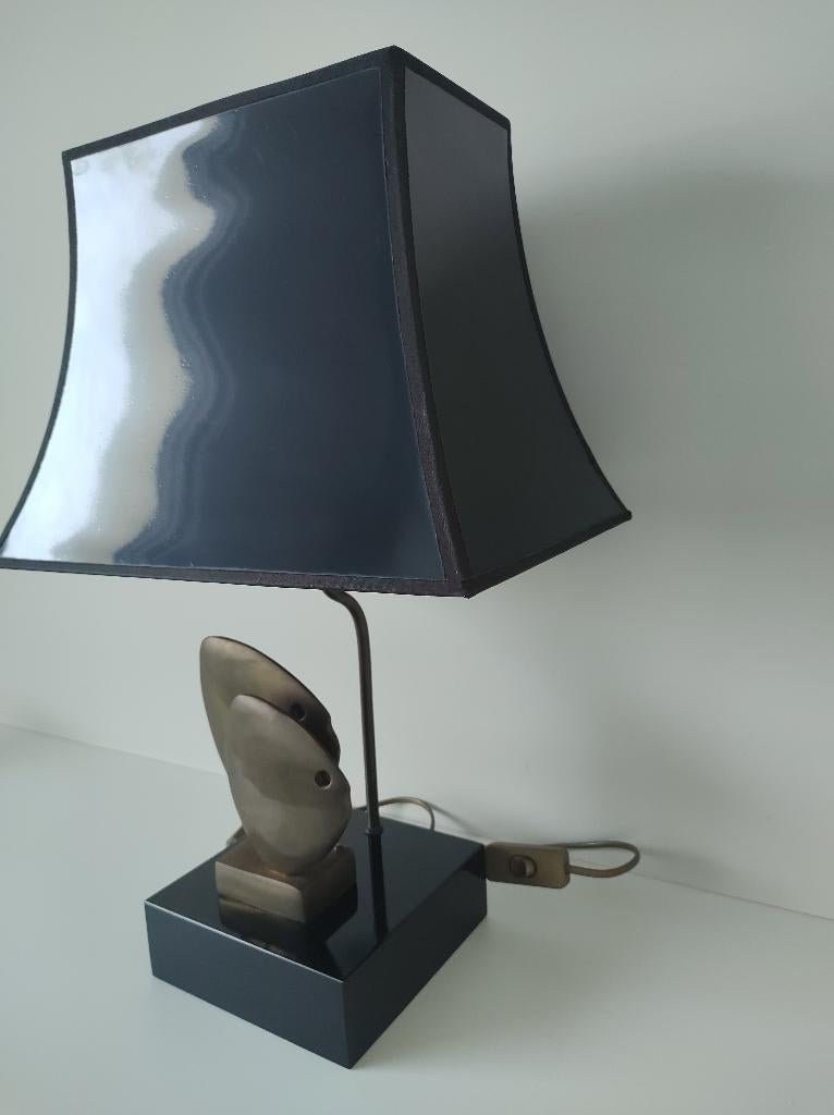 Tafellamp REGINA messing, Ophalen, Gebruikt, Overige materialen, 50 tot 75 cm