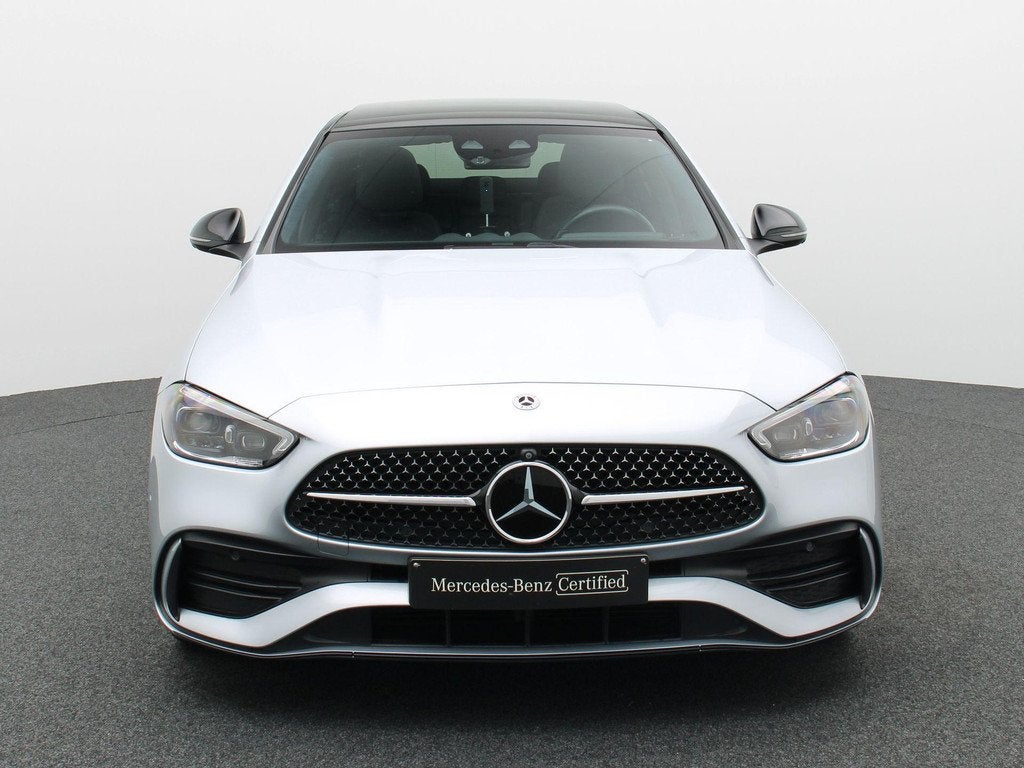 Mercedes-Benz C 300 4M AMG Line Berline + LEDER + BURMESTER, Auto's, Mercedes-Benz, Automaat, Stof, 4 cilinders, Bedrijf