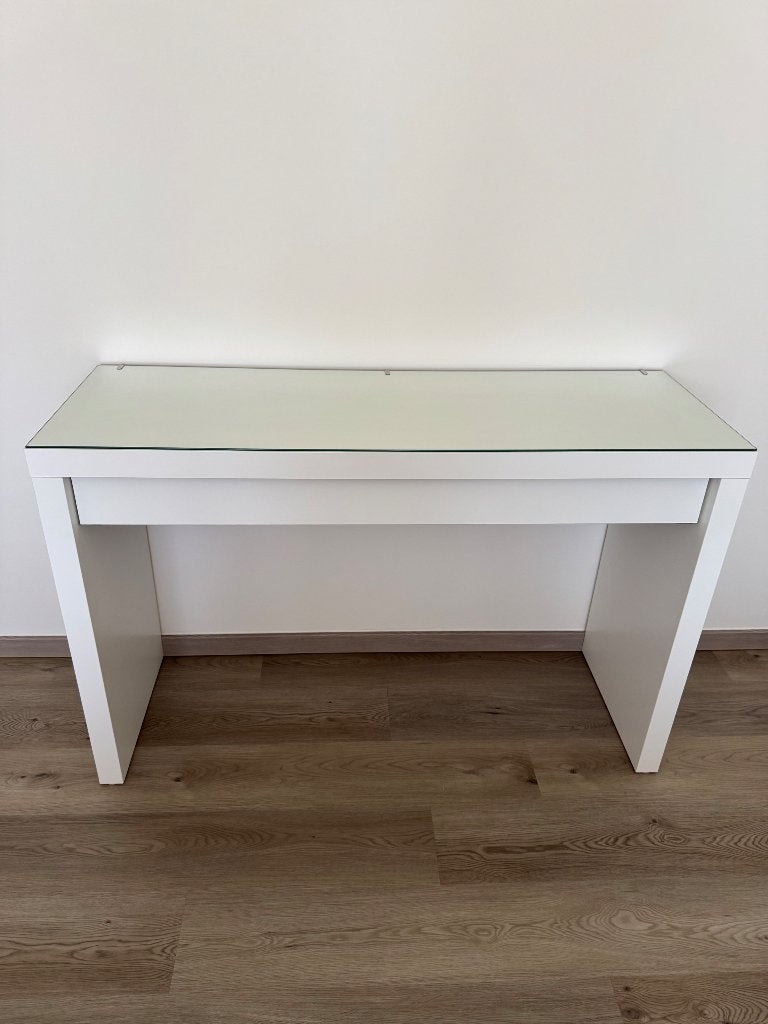 Coiffeuse, blanche, 120x41 cm, Maison & Meubles, Tables | Coiffeuses, Moins de 100 cm, Comme neuf, 100 à 150 cm, Enlèvement