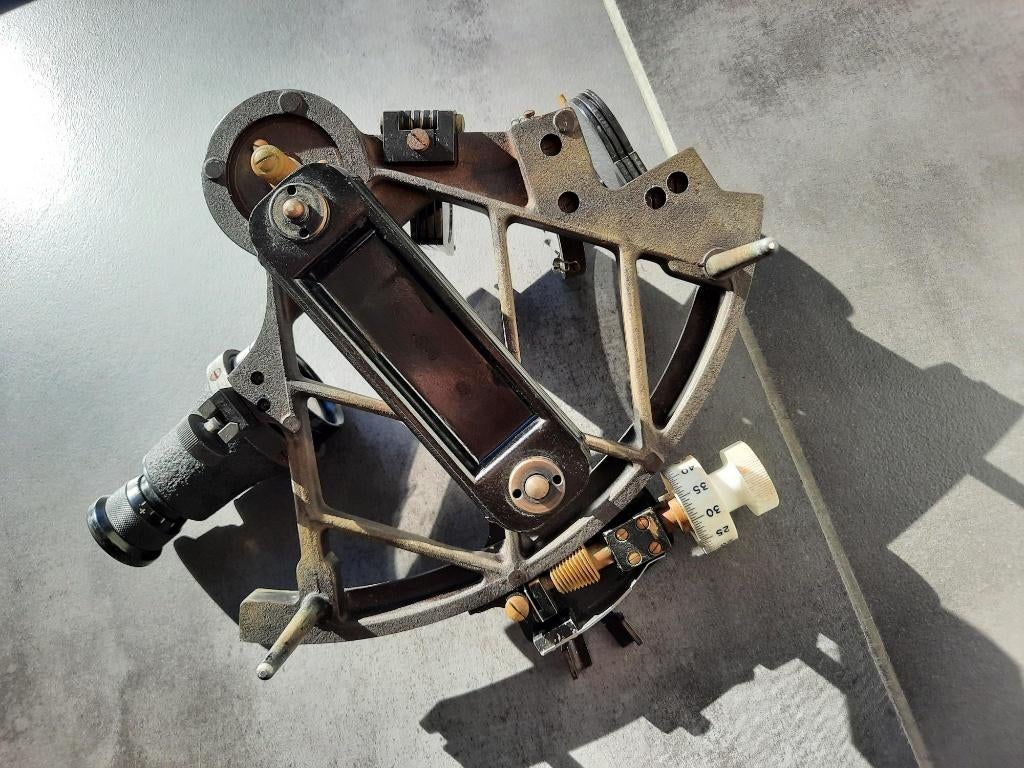 Kriegsmarine Sextant BUNING Rotterdamsche Lloyds Duits WO2, Verzamelen, Militaria | Tweede Wereldoorlog, Marine, Overige typen