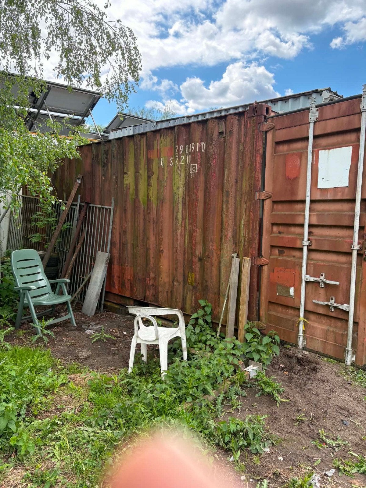 Container te koop, Ophalen
