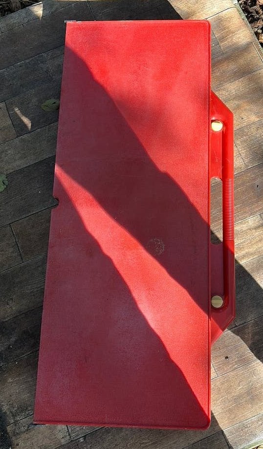 Rode picknick tafel, Tuin en Terras, Ophalen, Gebruikt