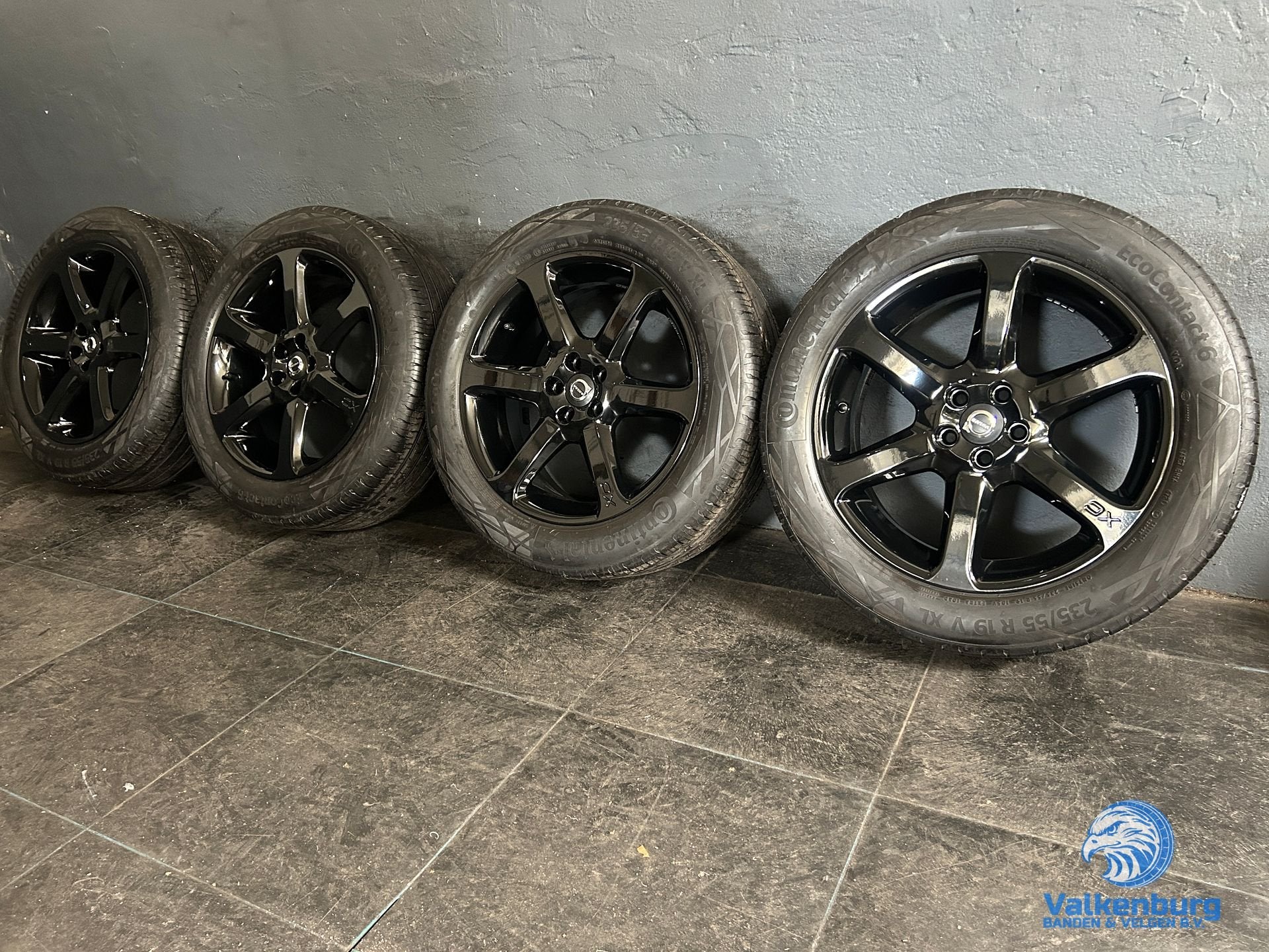 6-7mm! Originele Volvo XC90 I Alastor 19 inch XC Design zwar, Auto-onderdelen, 19 inch, Gebruikt, -, -
