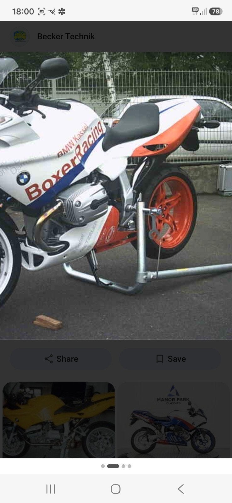 BMW r1100s paddockstand, Ophalen of Verzenden