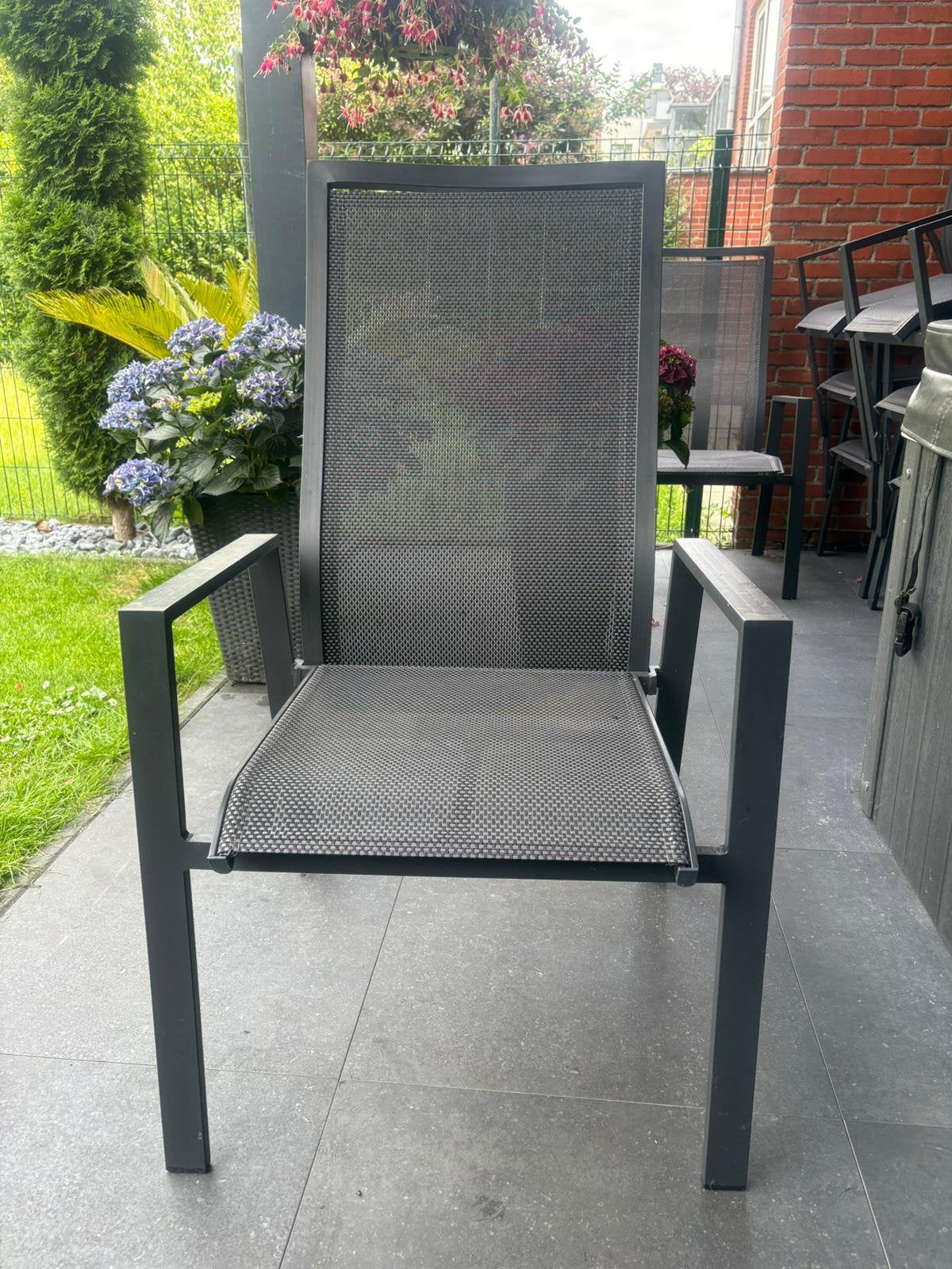 8 Tuinstoelen, Tuin en Terras, Ophalen, Zo goed als nieuw