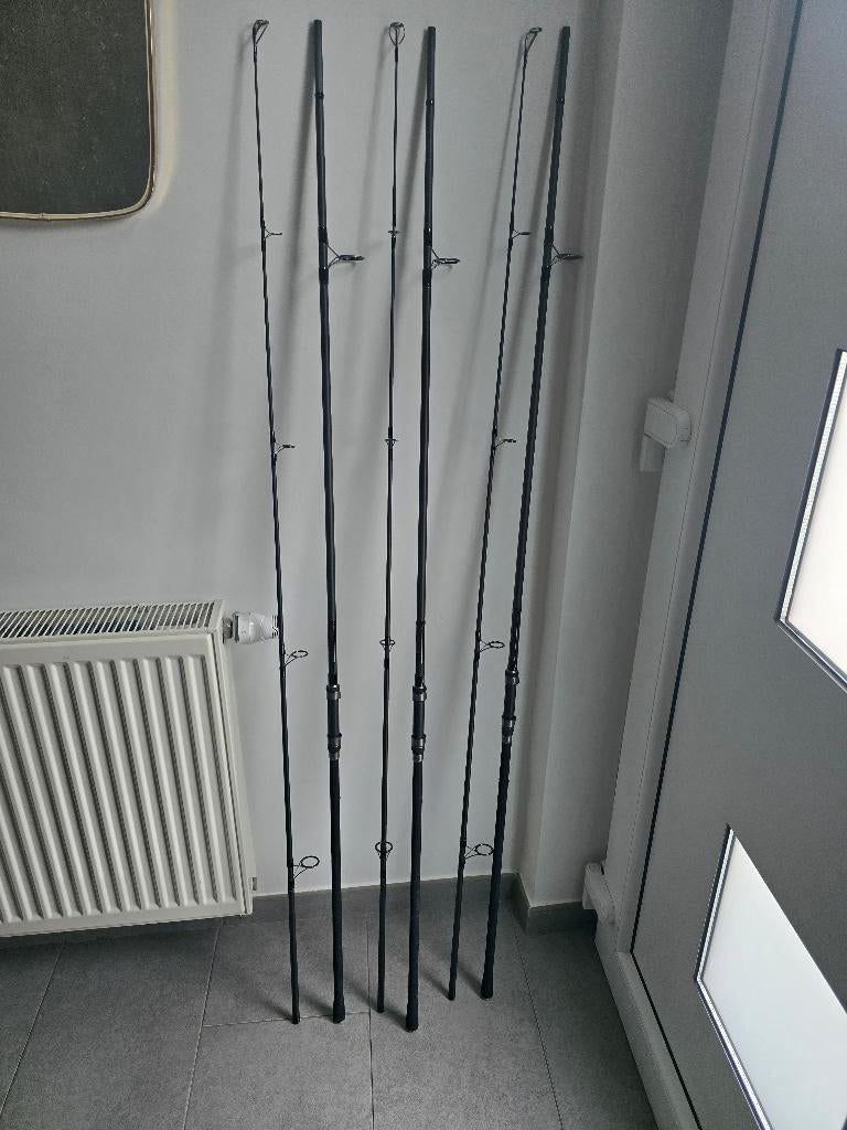 3 cannes Shimano TX2 10ft 3lb, Ophalen, Gebruikt, Werphengel