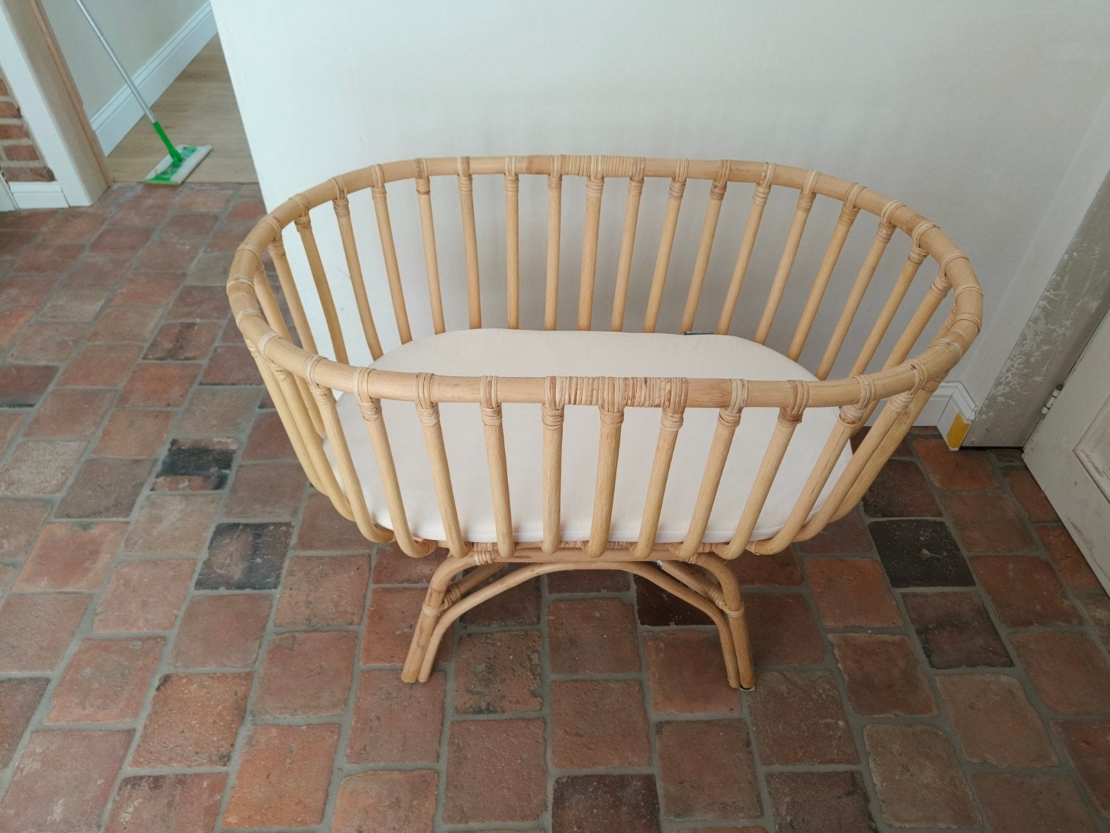 Rotan wieg Childhome, Kinderen en Baby's, Babywiegjes en Ledikanten, Ophalen of Verzenden, Zo goed als nieuw, Wieg
