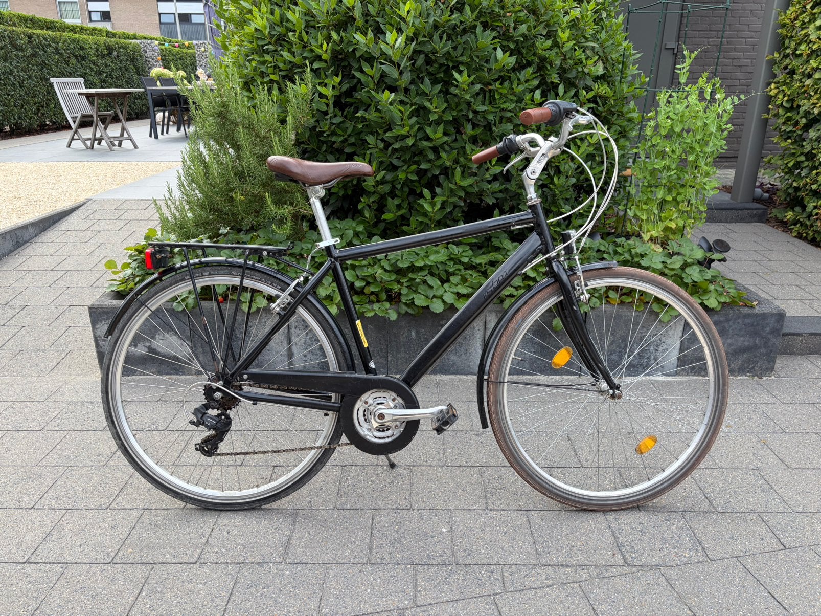 Herenfiets - 50cm frame, Fietsen en Brommers, Gebruikt, Velgrem, Versnellingen, 49 tot 53 cm