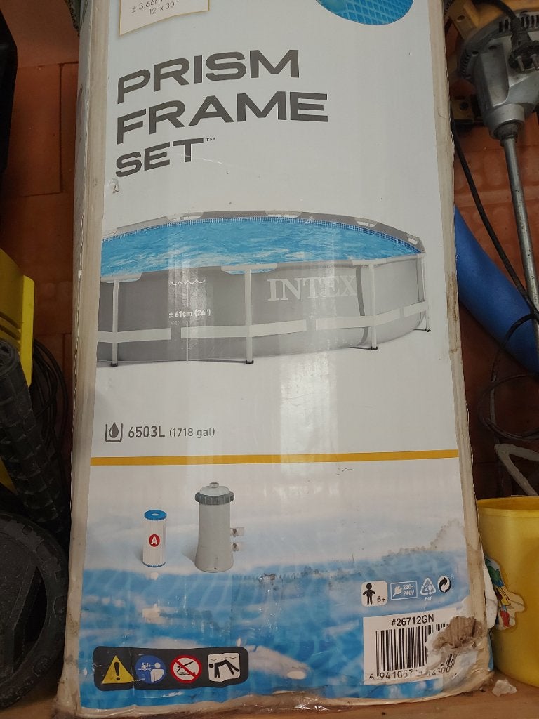 Zwembad met warmtepomp, filter, Tuin en Terras, Ophalen, Gebruikt, Verwarming