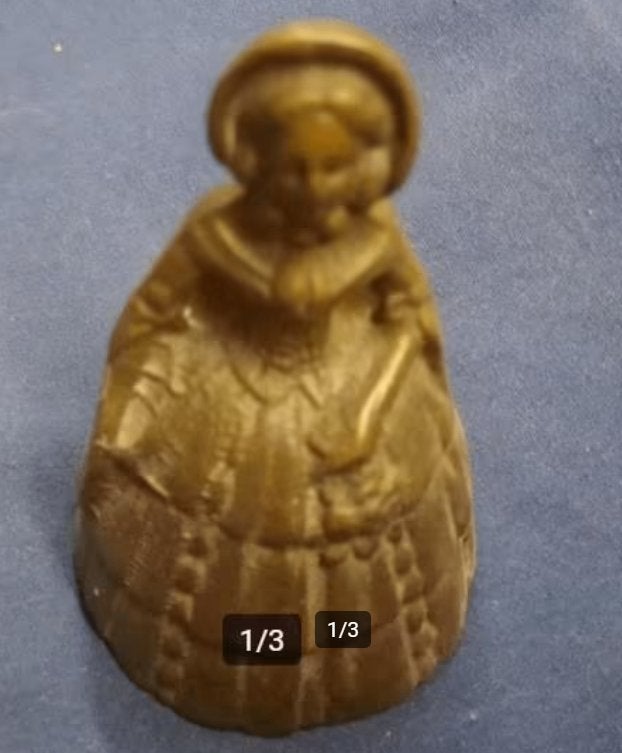 OUDE HANDKLOK IN METAAL, Antiek en Kunst, Curiosa en Brocante, Ophalen of Verzenden