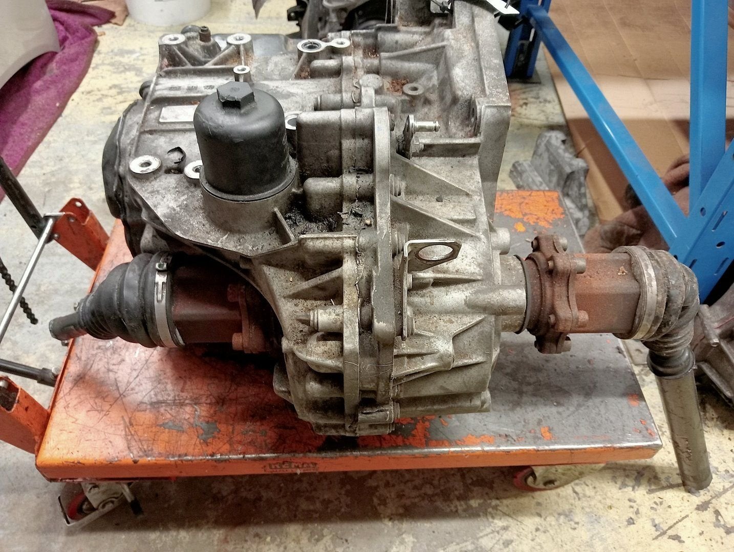 Versnellingsbak  van een Volkswagen Touran (1T1/T2) 1.4 16V, Auto-onderdelen, Gebruikt, -, Volkswagen, -