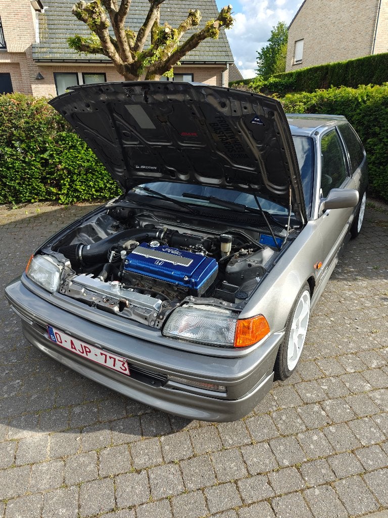 Honda civic b18c4 op papier 215pk, Auto's, Bruin, Bruin, Particulier, Civic