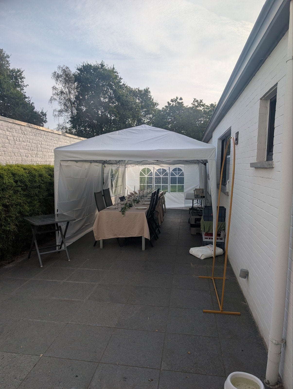 Partytent 3x6 te huur – €50/dag – levering & opbouw mogelijk, Ophalen, Partytent