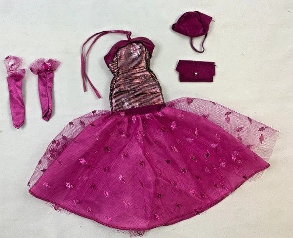 Vêtements pour poupées Barbie Private Collection #1944 Matte, Envoi, Comme neuf, Accessoires