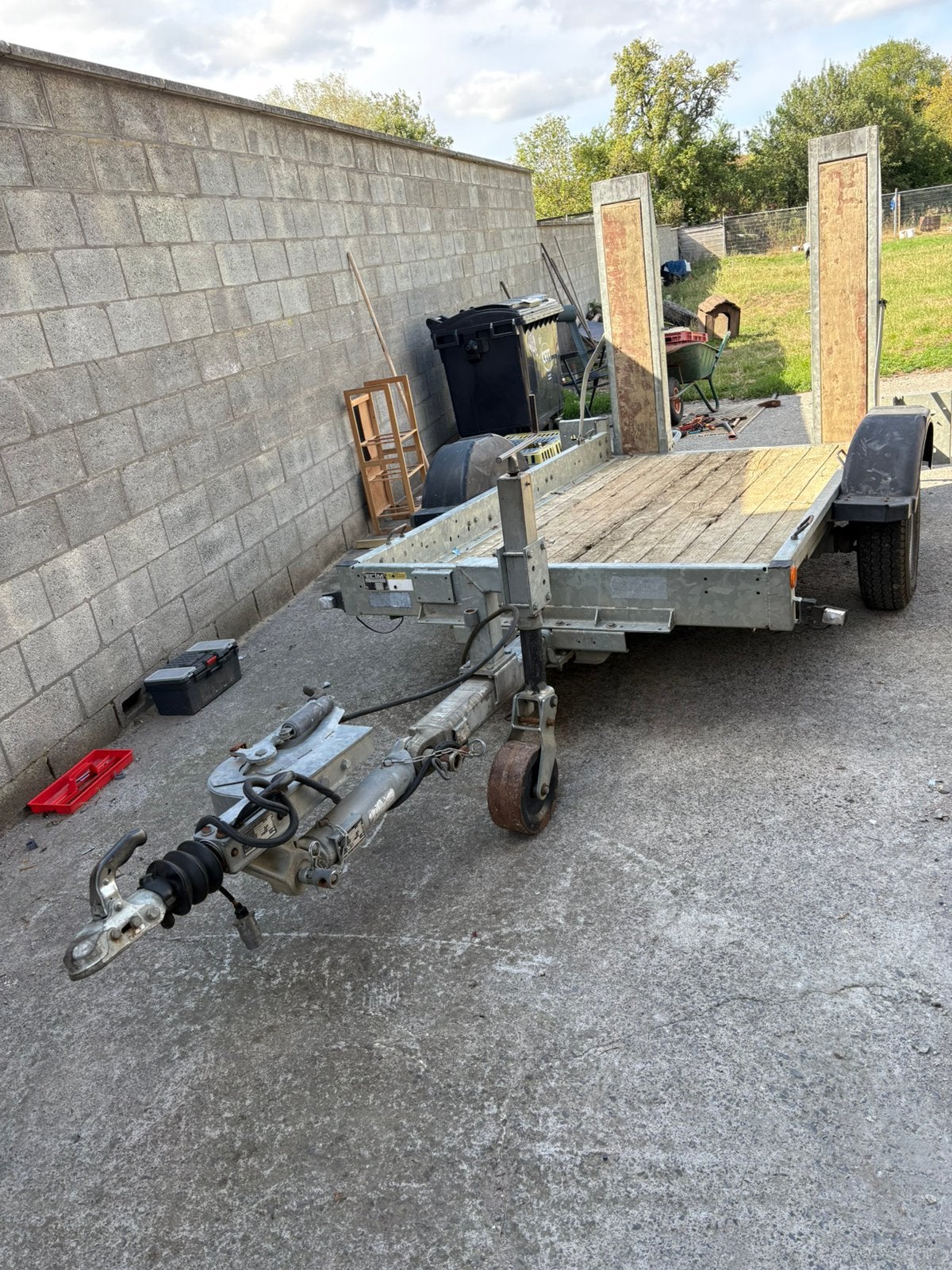 Porte engin, Enlèvement, Comme neuf
