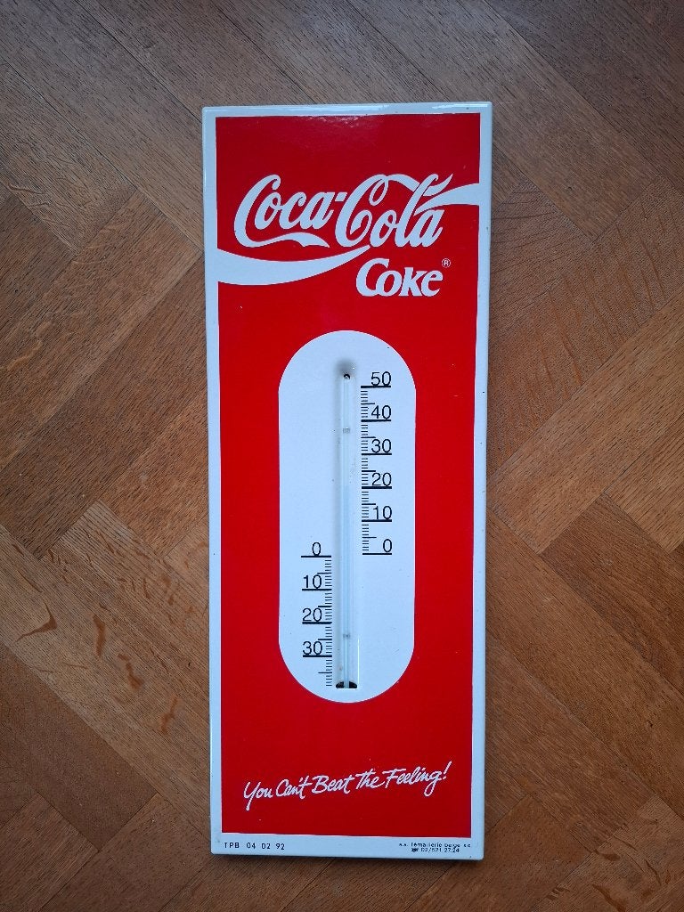 Coca-Cola thermometer in perfecte staat, Verzamelen, Ophalen of Verzenden, Zo goed als nieuw, Reclamebord