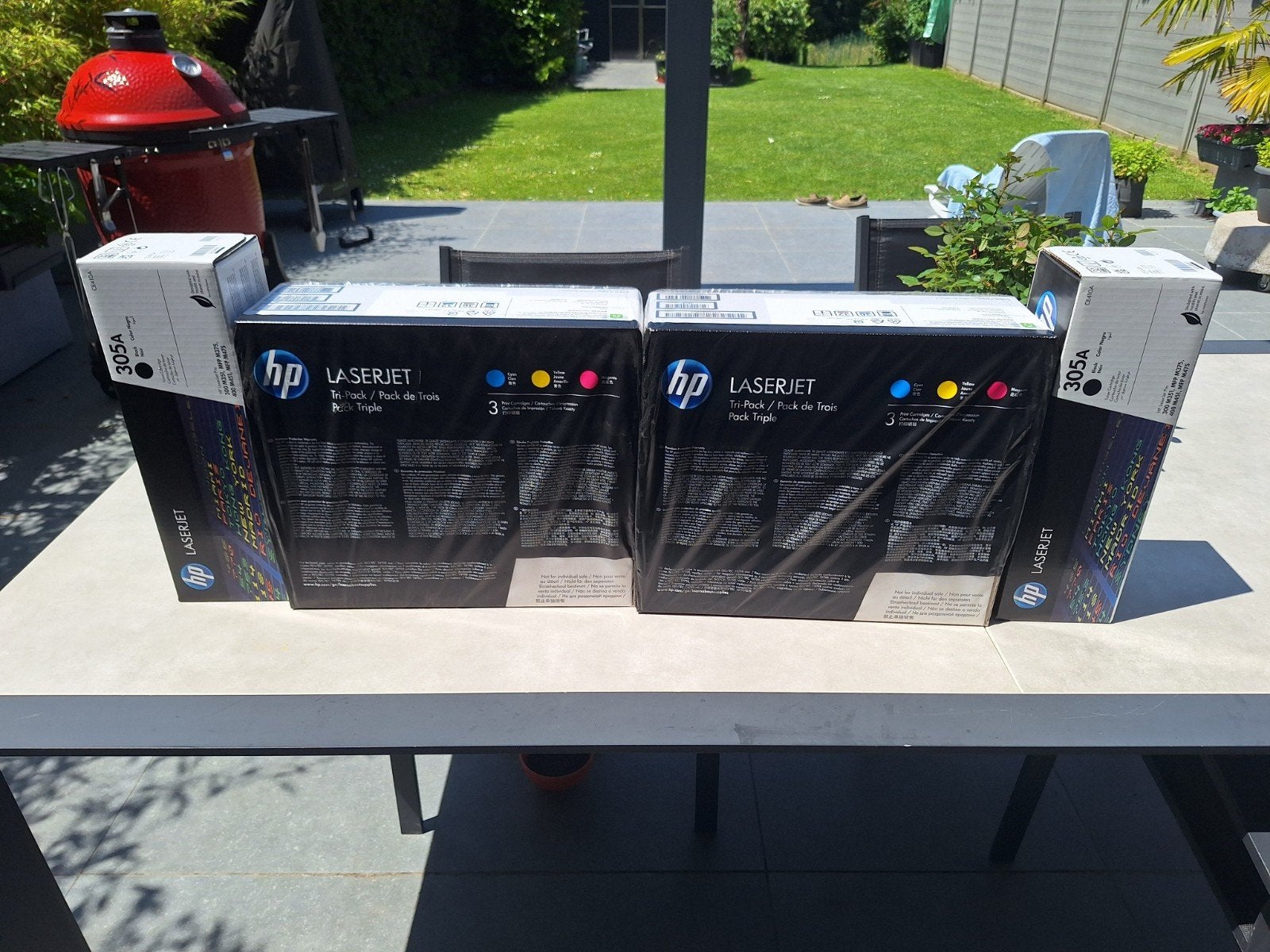 Lot complet de cartouches / toners HP 305A neufs et scellés, Computers en Software, Printerbenodigdheden, Nieuw, Toner, HP