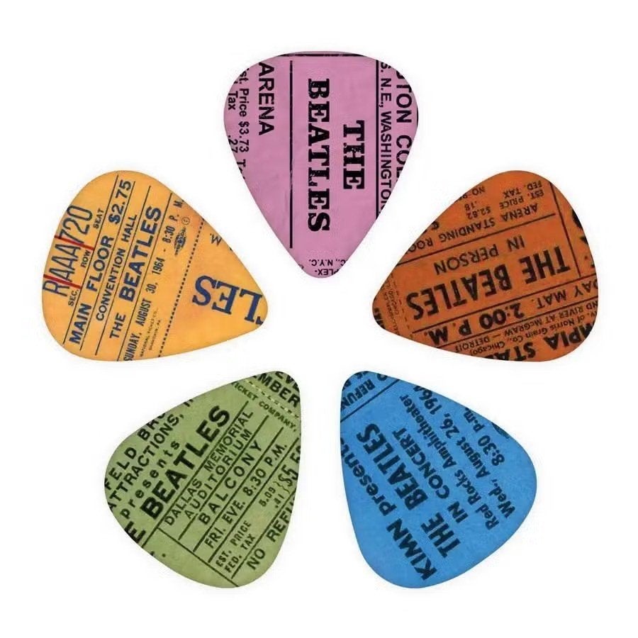 DAddario - The Beatles 1964 Tour Ticket Stubs - Plectrums, Enlèvement ou Envoi, Neuf