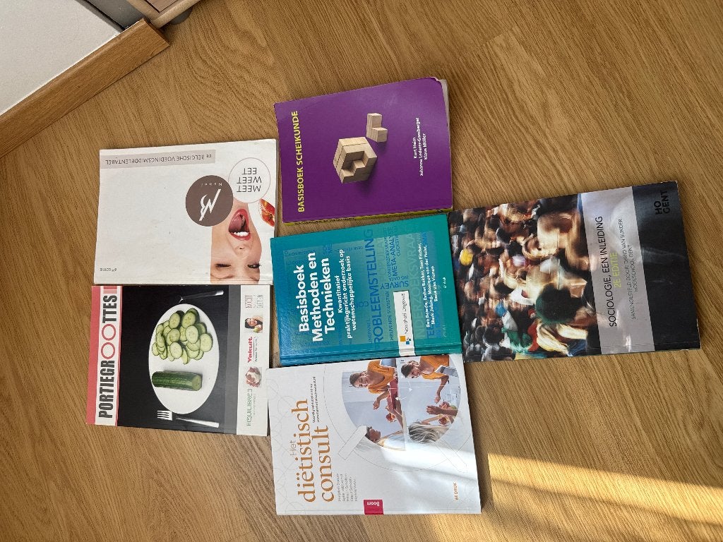 Schoolboeken Voedings- en dieetkunde Hogeschool Gent, Boeken, Ophalen, Zo goed als nieuw, Overige niveaus, Overige vakken