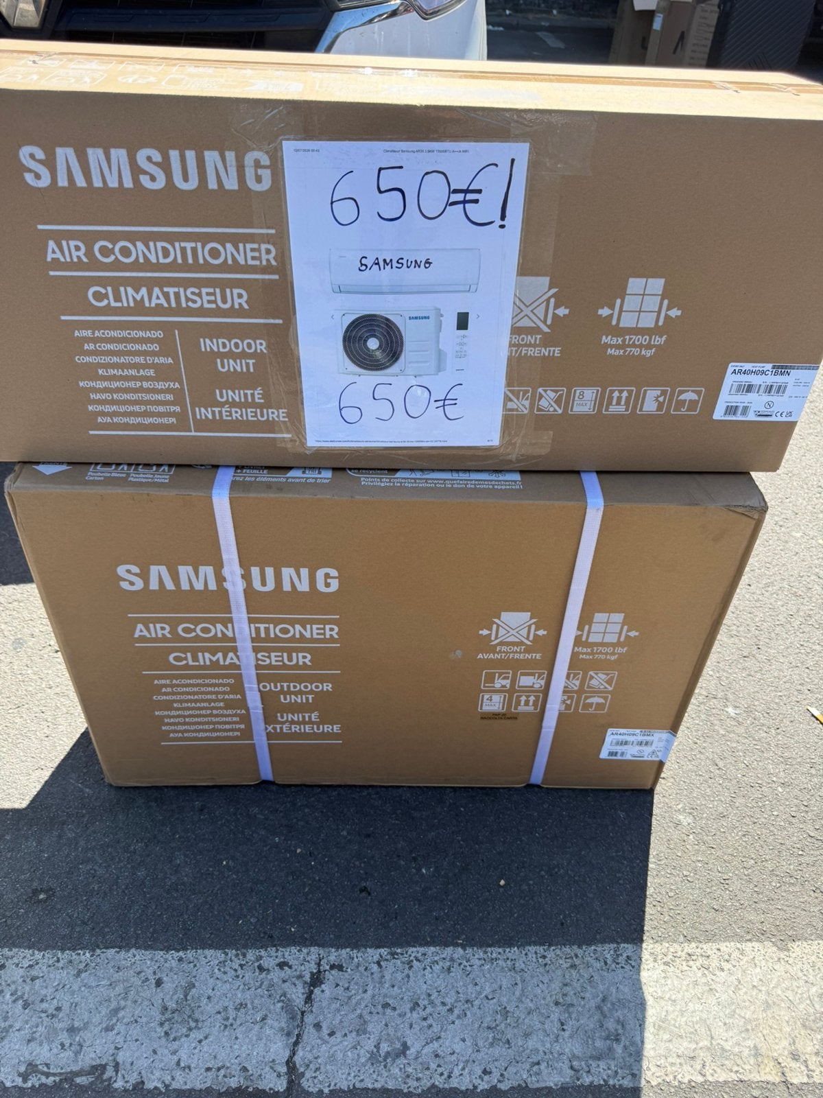 CLIMATISEUR SAMSUNG 2,5KW NEUF LIQUIDATION 650€ LIVRAISON !, Electroménager, Climatiseurs, Refroidissement et Déshumidification