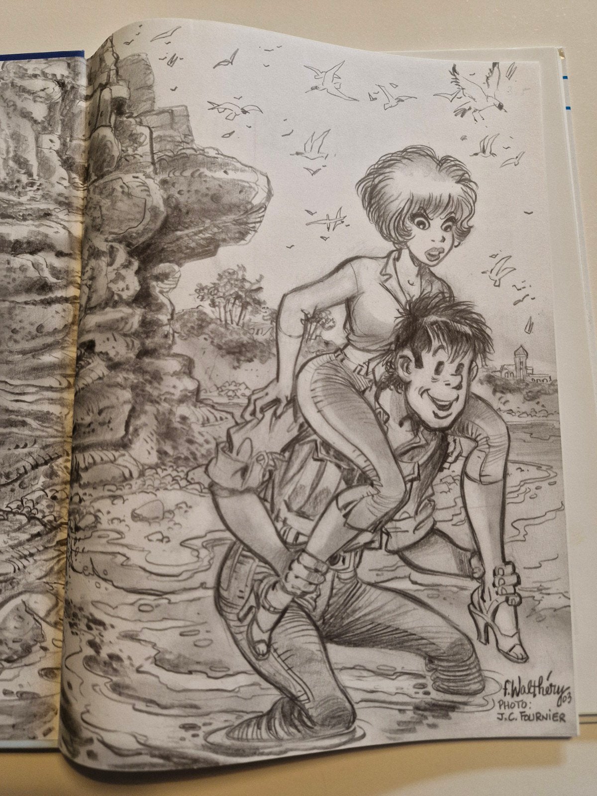 BD Natacha - Tome 19 : „La Mer des rochers”2004, Ophalen of Verzenden