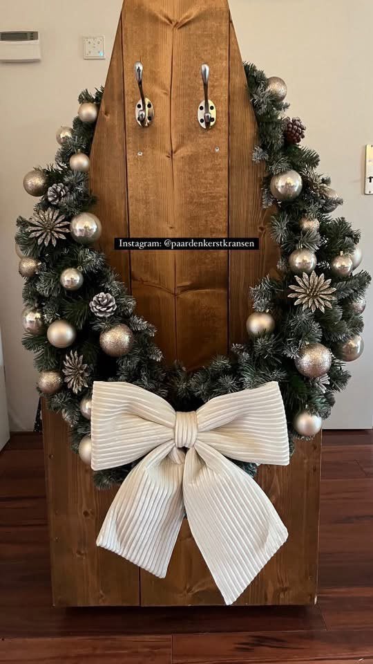 Paardenkerstkrans / Kerstkrans voor je paard!  CUSTOM, Verzenden, Nieuw
