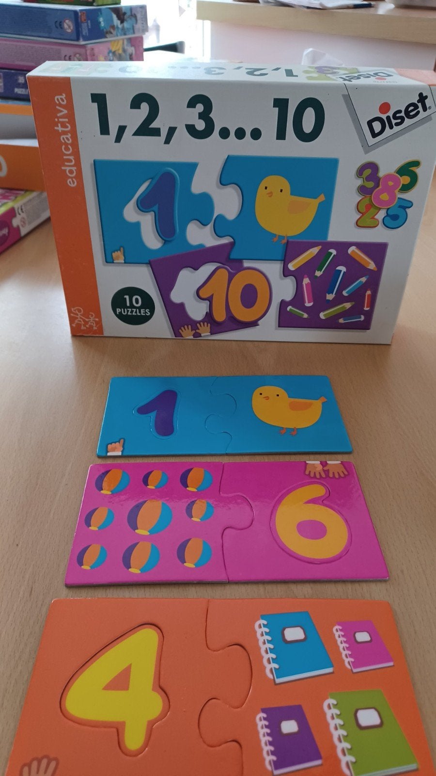 cijfer inlegpuzzel Educativa, Ophalen, Nieuw, Puzzelen