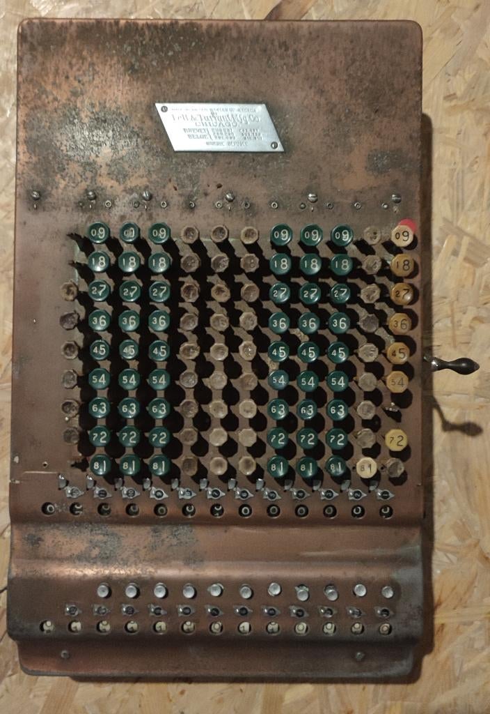 Comptometer, Ophalen