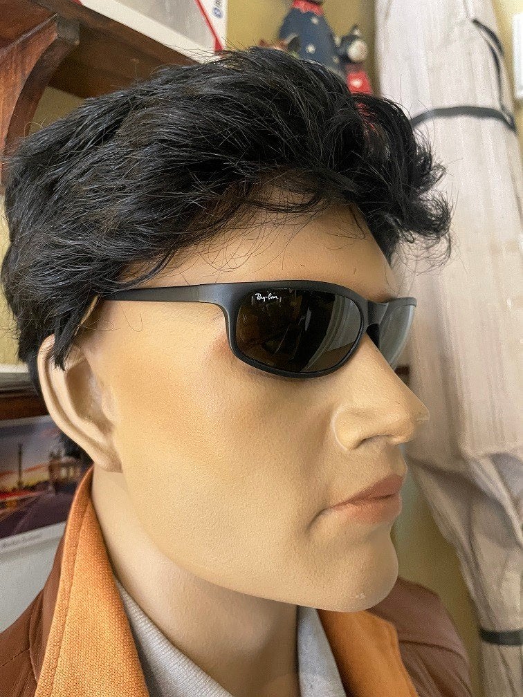 Vintage B&L Ray-ban zonnebril Predator PS8 mat zwart CATS03, Enlèvement ou Envoi, Utilisé, Ray-Ban, Lunettes de soleil