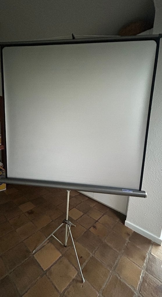 Ecran de projection, Enlèvement, Manuel, Utilisé