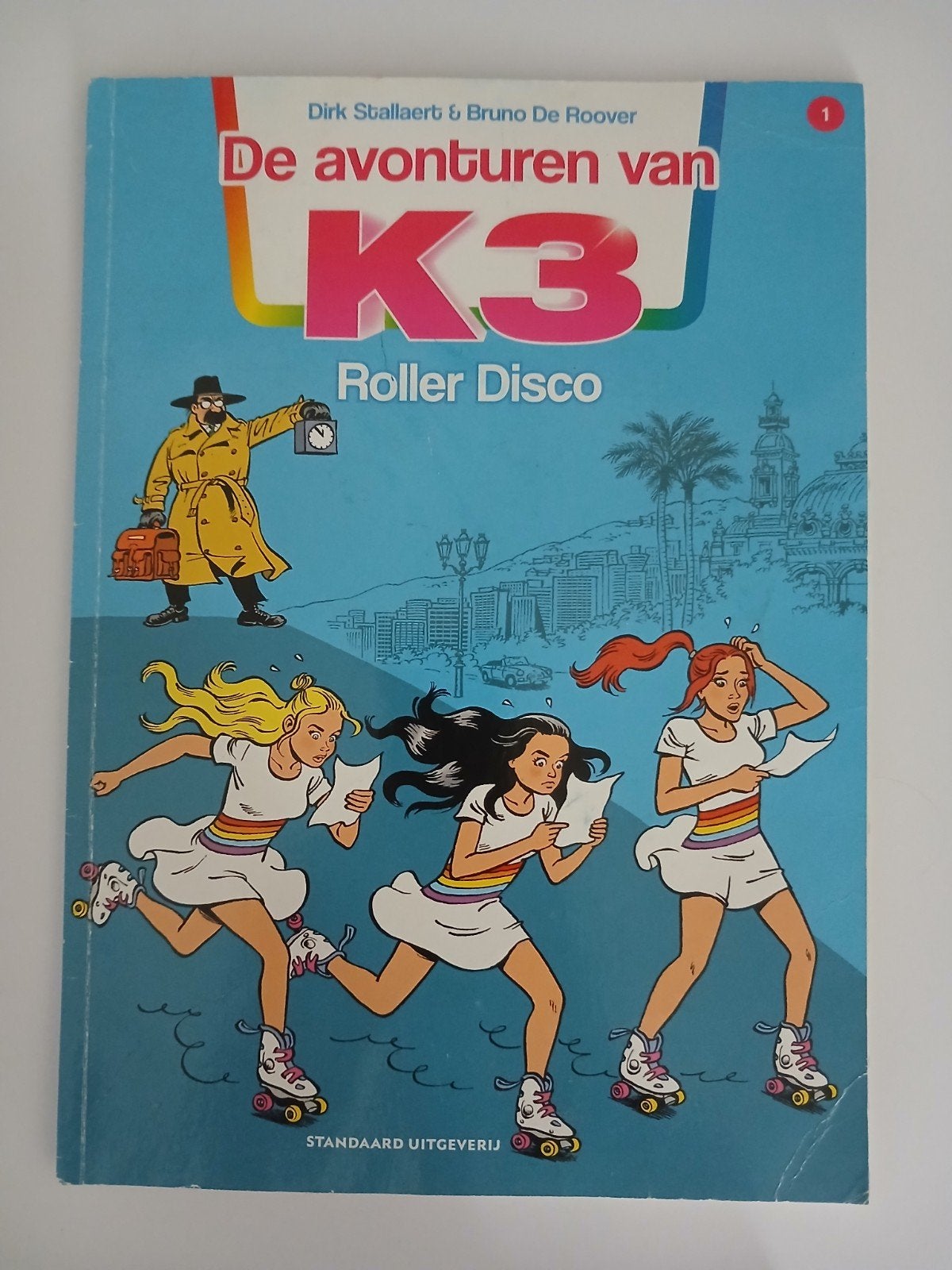 K3 Roller disco strip, Eén stripboek, Dirk Stallaert; Bruno De Roover, Ophalen, Gelezen