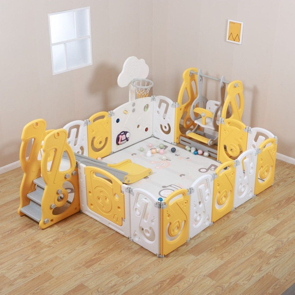 UNIX Kids Supreme speelbox 200  240 cm – geel/wit, Kinderen en Baby's, Ophalen, Gebruikt, Glijbaan, Aanbouwonderdeel