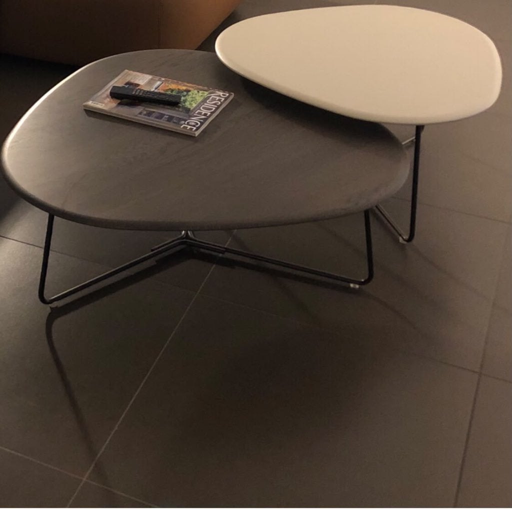 Pode Salontafels tripod, Huis en Inrichting, Ophalen, Eikenhout, Rond, Nieuw