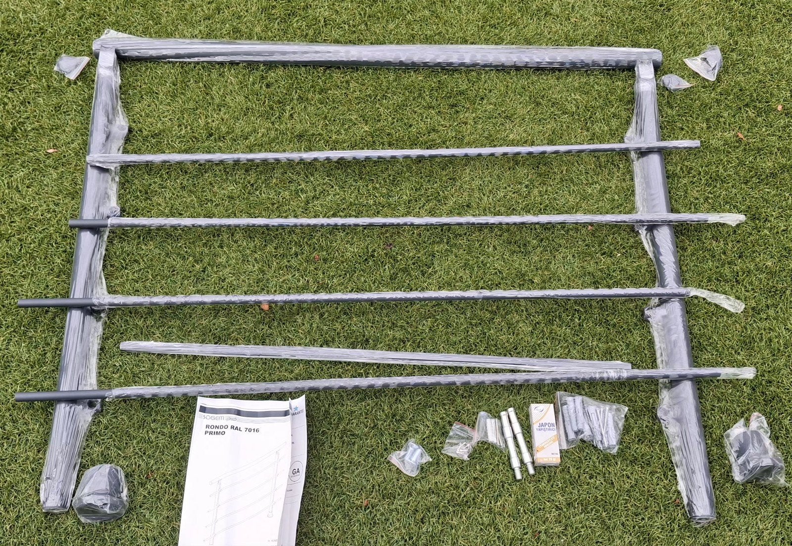 aluminium balustrade  B   120 cm   H 96 cm, Ophalen, Nieuw