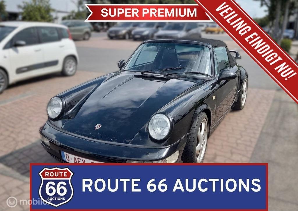 Porsche 911 Carrera Cabriolet | 1986 | Route 66 Auctions, Autos, Achat, Entreprise, Boîte manuelle, Autre carrosserie
