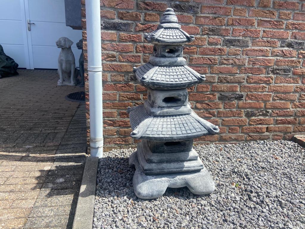Pagode japonaise, hauteur 95 cm, Jardin & Terrasse, Statues de jardin, Neuf, Autres types, Béton, Enlèvement