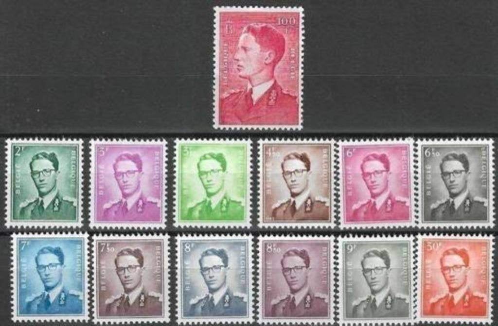 Belgique 1958 - Yvert/OBP 1066-1075 - Roi Baudouin (PF), Timbres & Monnaies, Timbres | Europe | Belgique, Envoi, Non oblitéré