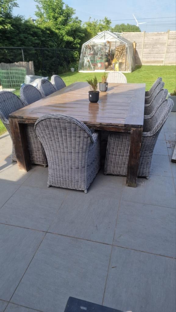 Tuintafel + stoelen, Ophalen