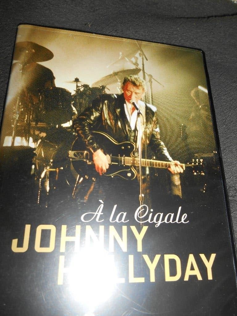 DVD Johnny Hallyday à la Cigale, Enlèvement ou Envoi