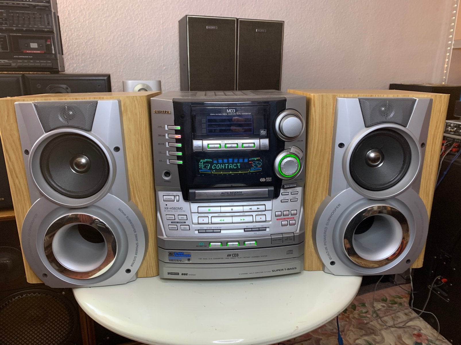 Hifi Keten : Sony, Technics, Philips, Aiwa, Jvc, Akai, Ophalen, Tuner of Radio, Sony, MP3-aansluiting
