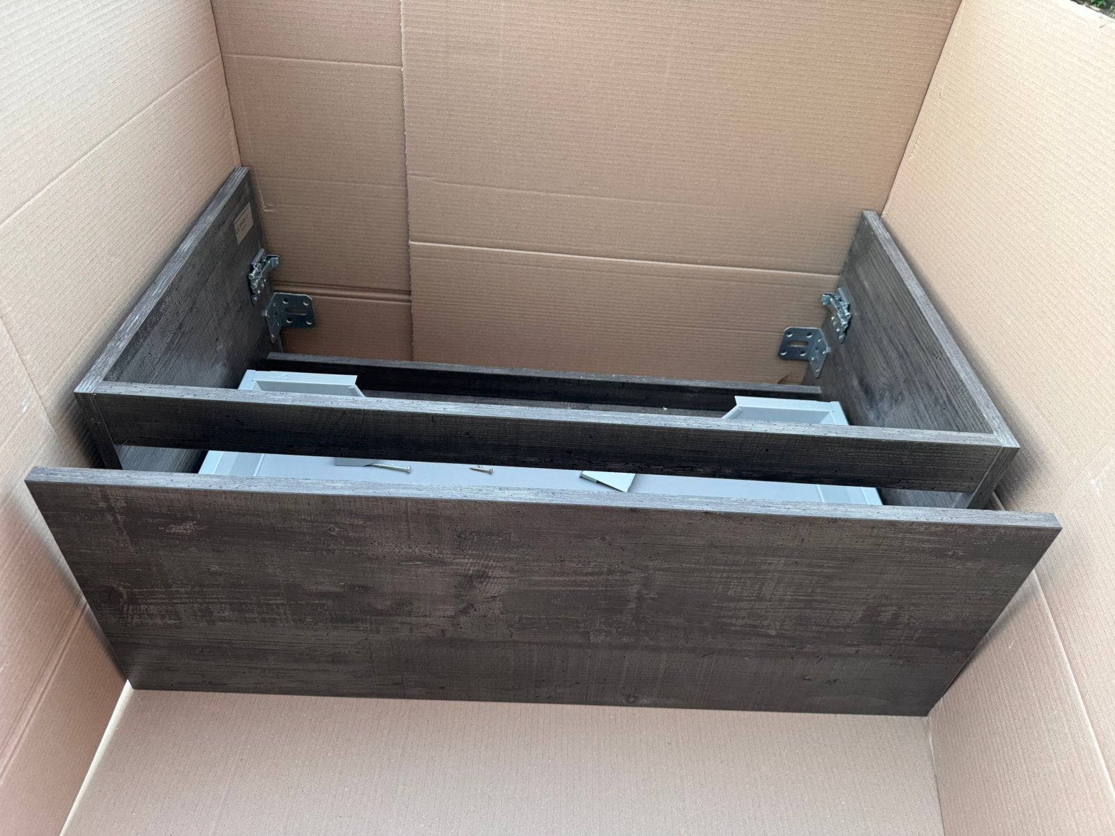 Ensemble de meubles de salle de bain Detremmerie, Neuf, Moins de 100 cm, Meuble lavabo, Enlèvement