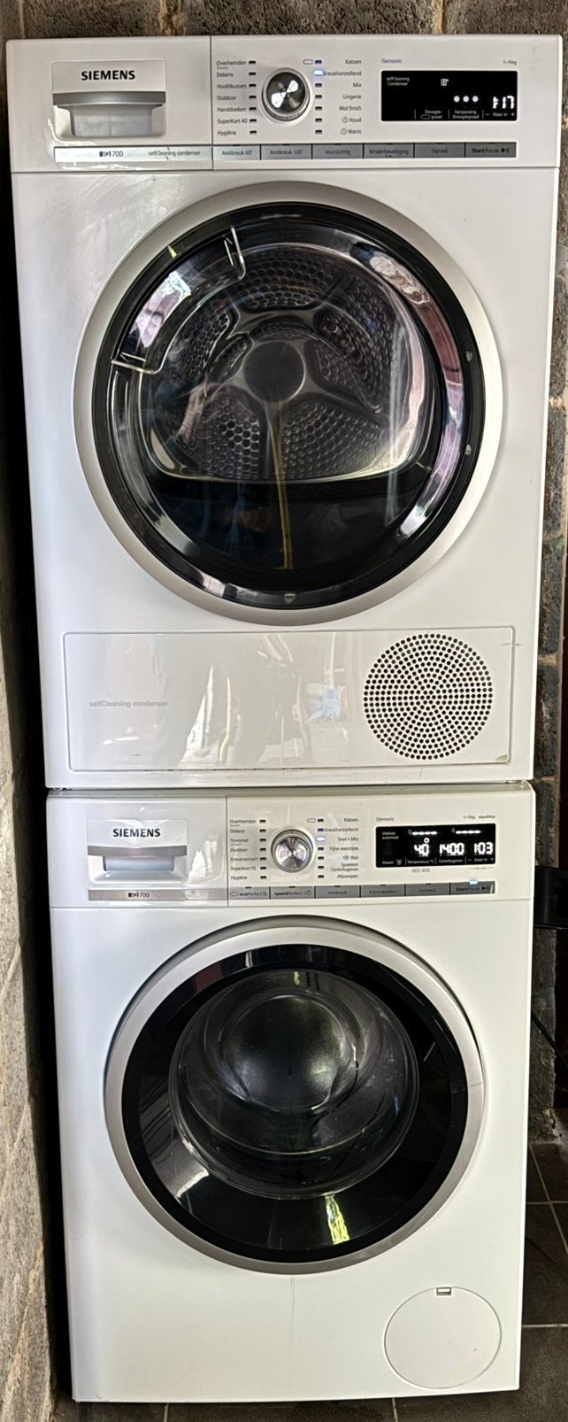 Siemens Wasmachine + Droogkast – Set, Ophalen of Verzenden