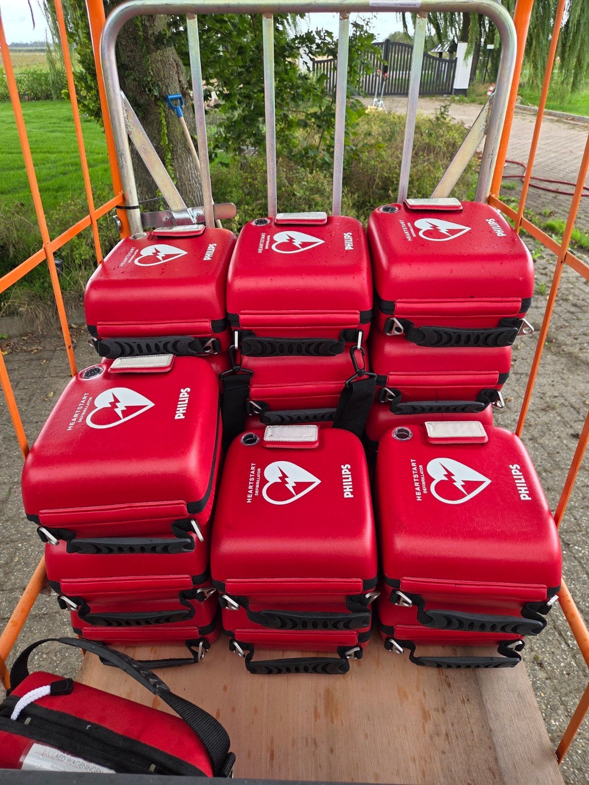 philips FRx AED Français defibrillator défibrillateur, Ophalen of Verzenden