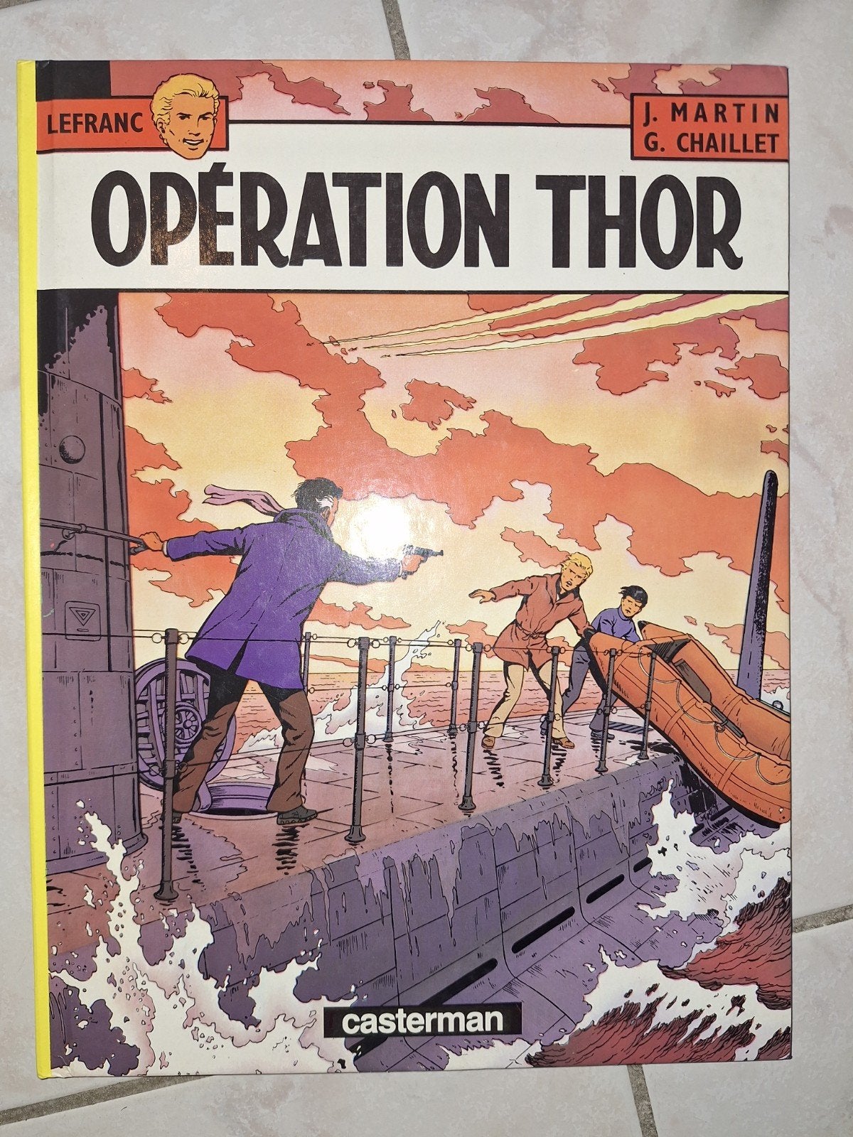 Leftanc Opération Thor 1986, Livres, Une BD, Enlèvement, Utilisé