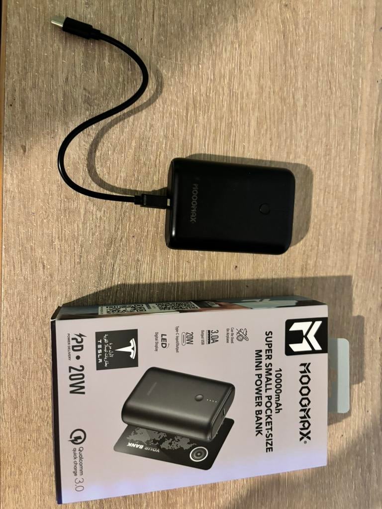 Powerbank 10000 mAh, Computers en Software, Accu's en Batterijen, Ophalen of Verzenden, Nieuw