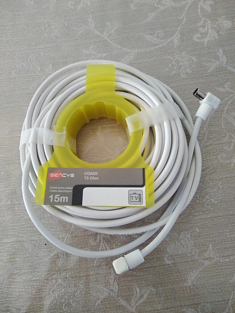 Cable coaxial, Audio, Tv en Foto, Audiokabels en Televisiekabels, Ophalen of Verzenden, Nieuw, 10 meter of meer, Coaxiale kabel