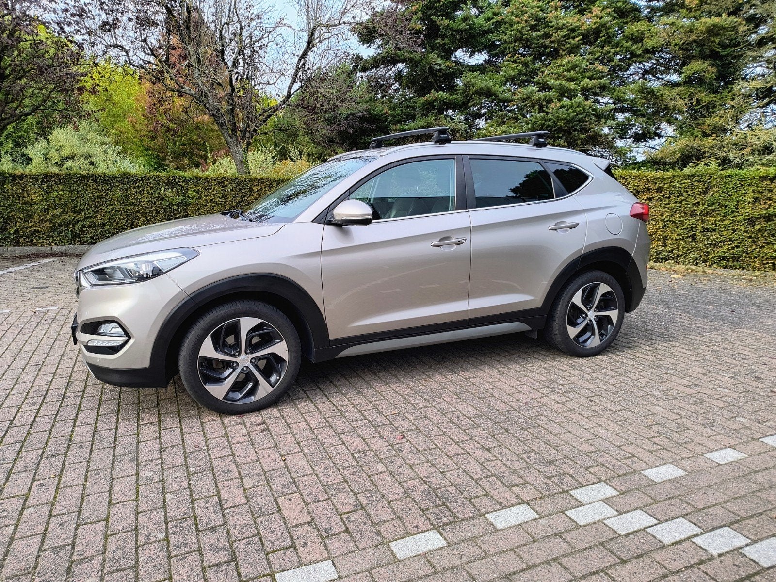 Hyundai Tucson 1.7** 2017 ** Automaat, Auto's, Beige, Leder, Diesel, Particulier